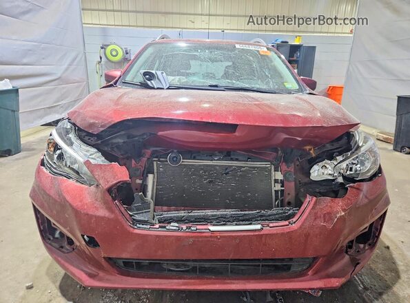 4S3GTAB63H3728645 2017 SUBARU IMPREZA Burgundy წინა ხედი