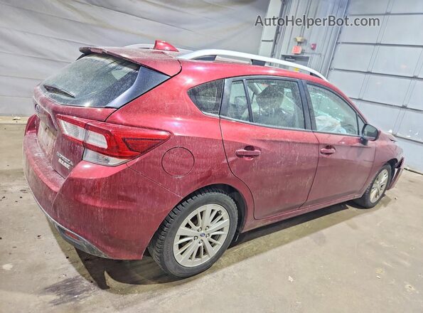 4S3GTAB63H3728645 2017 SUBARU IMPREZA Burgundy უკანა მარჯვენა