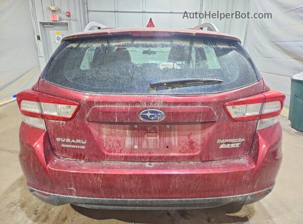 4S3GTAB63H3728645 2017 SUBARU IMPREZA Burgundy უკანა ხედი