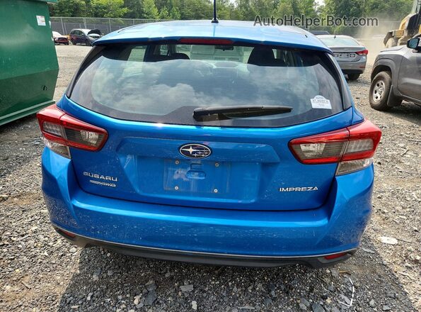 4S3GTAB64L3709398 2020 SUBARU IMPREZA Blue Rear view