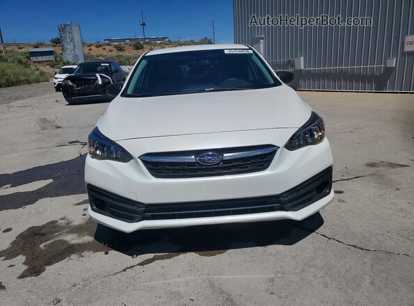 4S3GTAB64N3708111 2022 SUBARU IMPREZA White წინა ხედი
