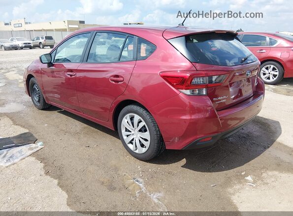 4S3GTAB64N3719383 2022 SUBARU IMPREZA Red Tył lewy
