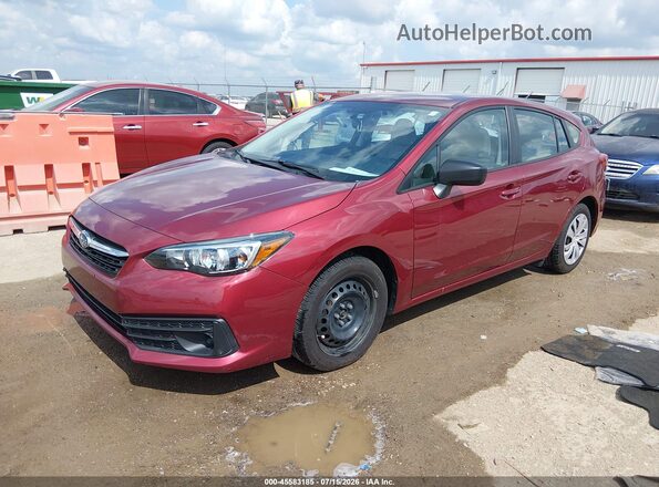 4S3GTAB64N3719383 2022 SUBARU IMPREZA Red Przód lewy