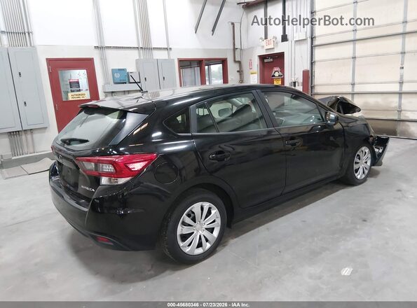 4S3GTAB64N3728150 2022 SUBARU IMPREZA Black Tył prawy