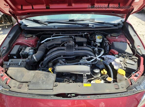 4S3GTAB65M3700307 2021 SUBARU IMPREZA Burgundy უკანა სალონის ხედი