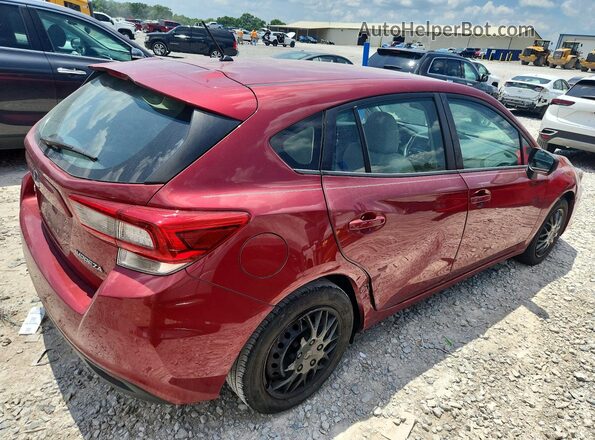 4S3GTAB65M3700307 2021 SUBARU IMPREZA Burgundy უკანა მარჯვენა