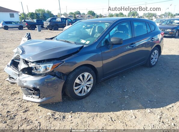 4S3GTAB66N3719188 2022 SUBARU IMPREZA Gray Առջևի ձախ երեք քառորդ տեսարան
