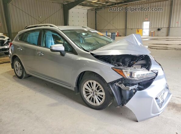 4S3GTAB67H3705787 2017 SUBARU IMPREZA Серебряный Передняя правая четверть