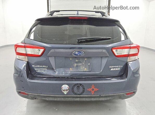 4S3GTAB67H3715364 2017 SUBARU IMPREZA Blue Вид ззаду