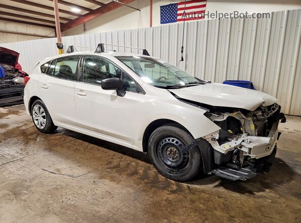 4S3GTAB67K3717154 2019 SUBARU IMPREZA White Передня права чверть