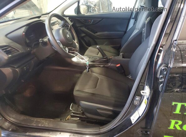 4S3GTAB67K3763213 2019 SUBARU IMPREZA Black წინა სალონის ხედი