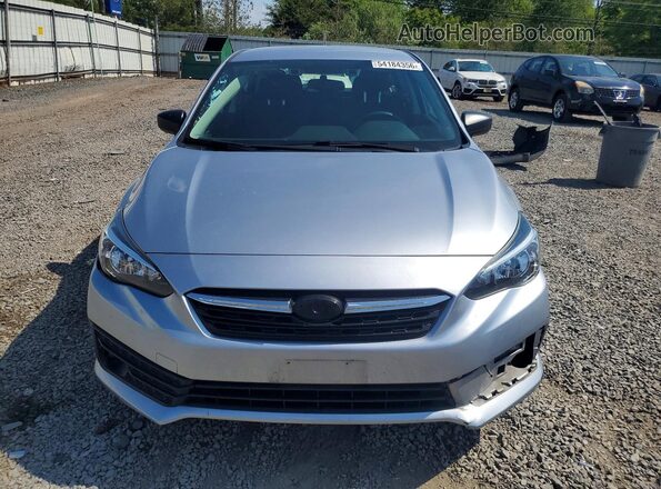 4S3GTAB68M3706571 2021 SUBARU IMPREZA Silver Դիմացի տեսք