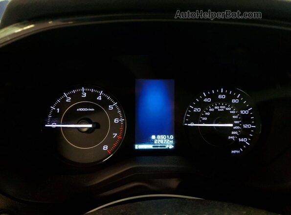 4S3GTAB68P3718496 2023 SUBARU IMPREZA Blue Widok zestawu wskaźników