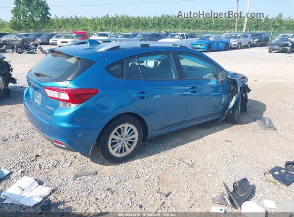 4S3GTAB69J3705263 2018 SUBARU IMPREZA Blue Trasero derecho