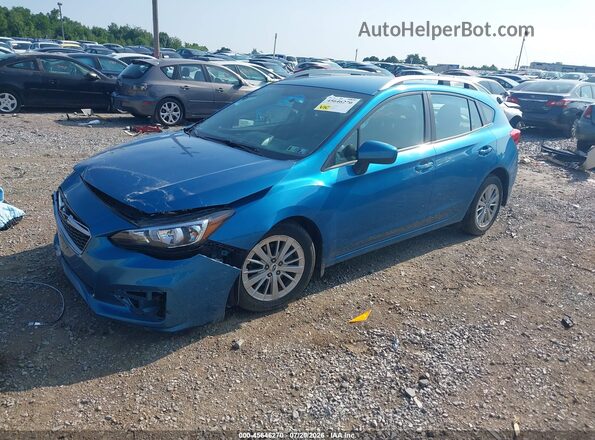 4S3GTAB69J3705263 2018 SUBARU IMPREZA Blue Vista tres cuartos delantera izquierda