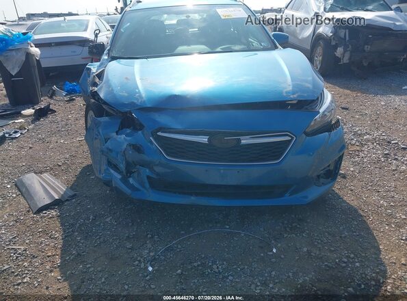4S3GTAB69J3705263 2018 SUBARU IMPREZA Blue Vista del cuadro de instrumentos
