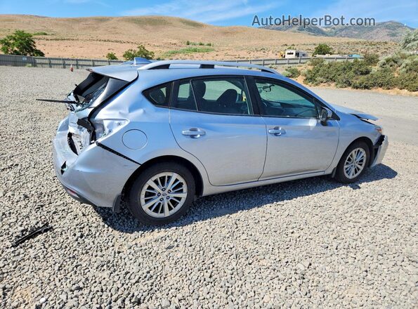4S3GTAB69J3741518 2018 SUBARU IMPREZA Silver Trasero derecho