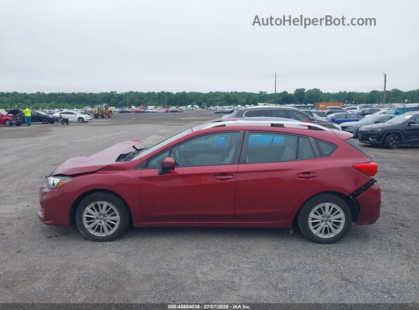 4S3GTAB6XH3709087 2017 SUBARU IMPREZA Burgundy Սալոնի 360 աստիճան տեսք