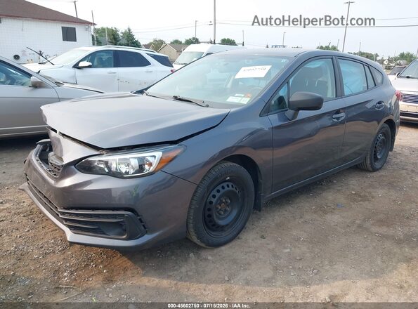 4S3GTAB6XL3710751 2020 SUBARU IMPREZA Gray წინა მარცხენა ხედი სამი მეოთხედიდან