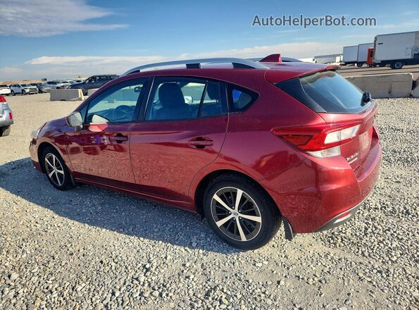4S3GTAC61K3702986 2019 SUBARU IMPREZA Burgundy Задня ліва чверть