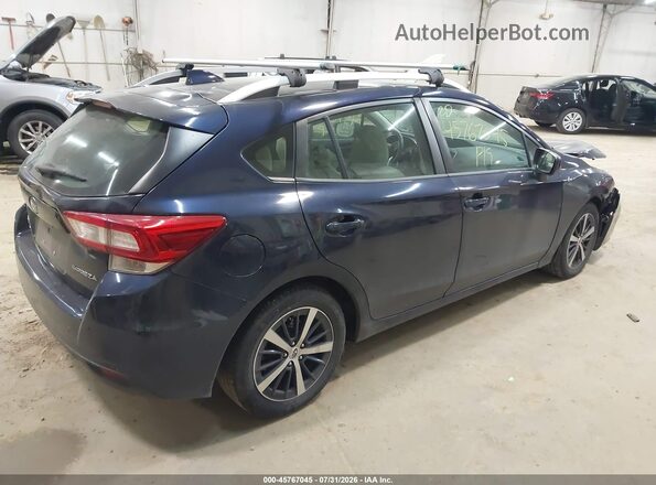 4S3GTAC61K3723787 2019 SUBARU IMPREZA Blue Rear right