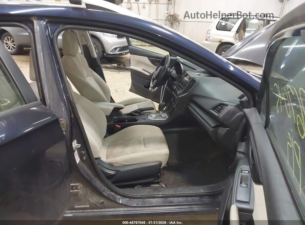 4S3GTAC61K3723787 2019 SUBARU IMPREZA Blue Front interior view