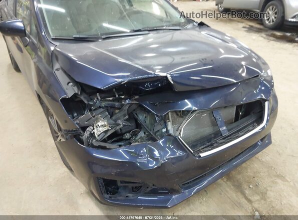 4S3GTAC61K3723787 2019 SUBARU IMPREZA Blue Front view