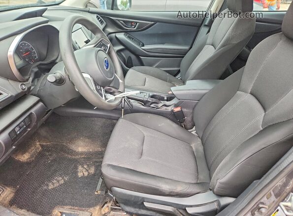 4S3GTAC64K3757223 2019 SUBARU IMPREZA Gray Вид салону спереду