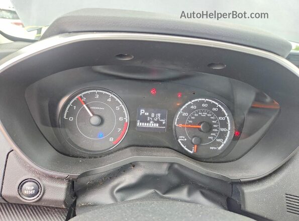 4S3GTAC64K3757223 2019 SUBARU IMPREZA Gray Вид щитка приладів
