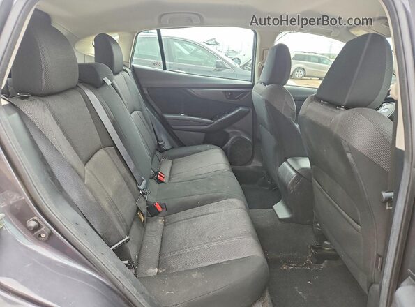 4S3GTAC64K3757223 2019 SUBARU IMPREZA Gray Вид задніх сидінь