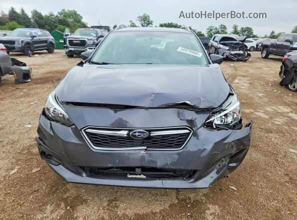 4S3GTAC64K3757223 2019 SUBARU IMPREZA Gray Вид спереду