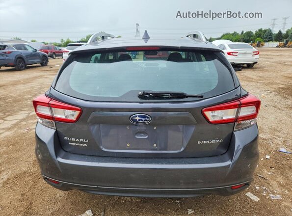 4S3GTAC64K3757223 2019 SUBARU IMPREZA Gray Вид ззаду