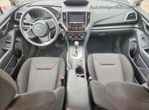 4S3GTAC64K3757223 2019 SUBARU IMPREZA Gray Вид панелі приладів