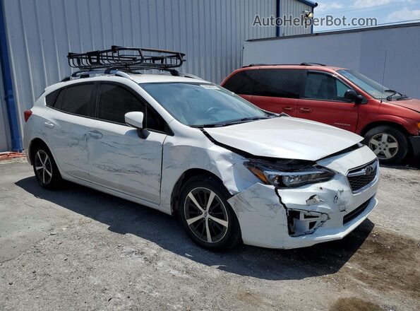 4S3GTAC66K3728869 2019 SUBARU IMPREZA White Передня права чверть