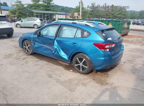 4S3GTAC67K3740416 2019 SUBARU IMPREZA Blue Задня ліва чверть