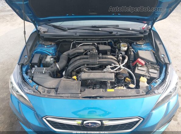 4S3GTAC67K3740416 2019 SUBARU IMPREZA Blue Вид ззаду