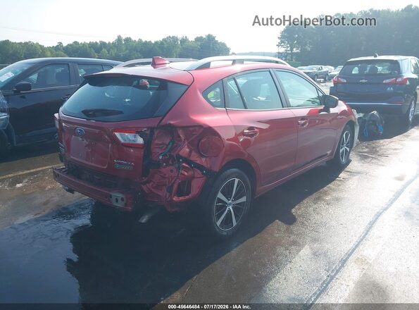 4S3GTAC68K3743518 2019 SUBARU IMPREZA Maroon Հետևի աջ