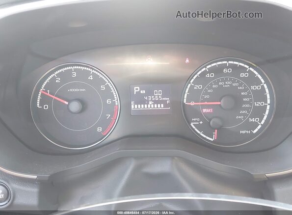 4S3GTAC68K3743518 2019 SUBARU IMPREZA Maroon Հետևի նստատեղերի տեսք