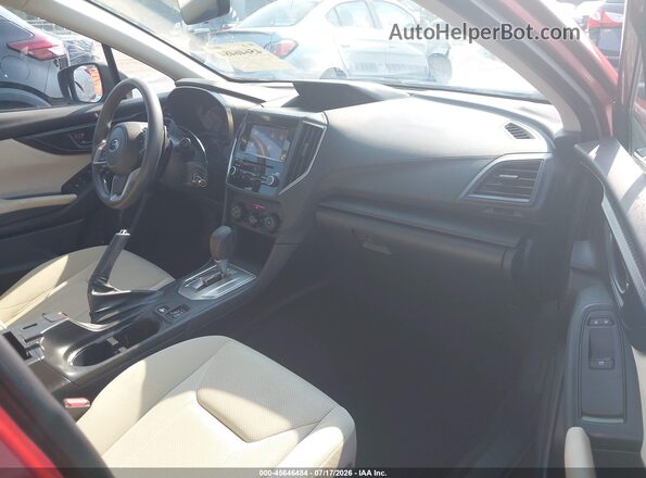 4S3GTAC68K3743518 2019 SUBARU IMPREZA Maroon Սալոնի դիմացի տեսք