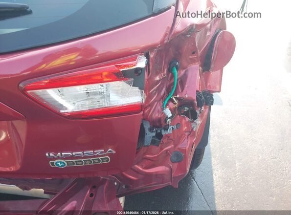 4S3GTAC68K3743518 2019 SUBARU IMPREZA Maroon 