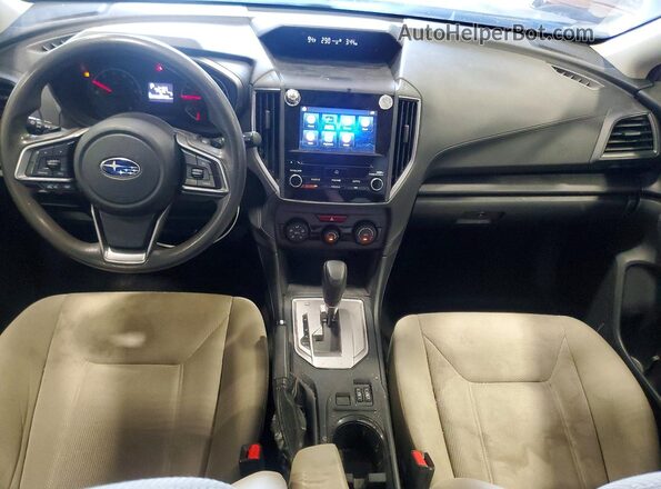 4S3GTAC69K3762482 2019 SUBARU IMPREZA Blue Вид панелі приладів