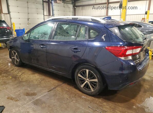 4S3GTAC69K3762482 2019 SUBARU IMPREZA Blue Задня ліва чверть