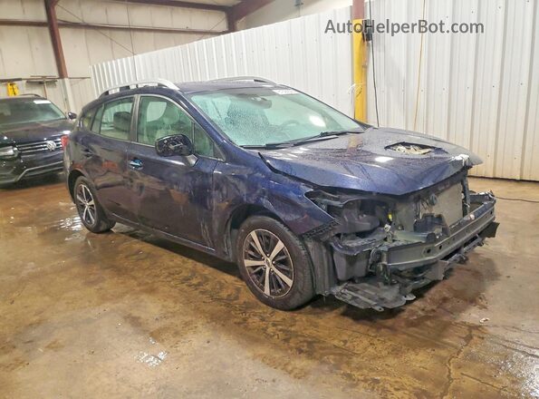 4S3GTAC69K3762482 2019 SUBARU IMPREZA Blue Передня права чверть