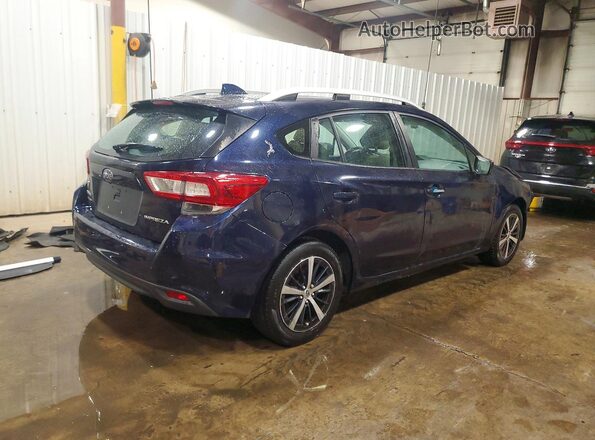 4S3GTAC69K3762482 2019 SUBARU IMPREZA Blue Задня права чверть