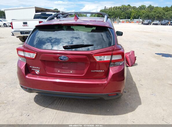 4S3GTAD60J3729951 2018 SUBARU IMPREZA Maroon 