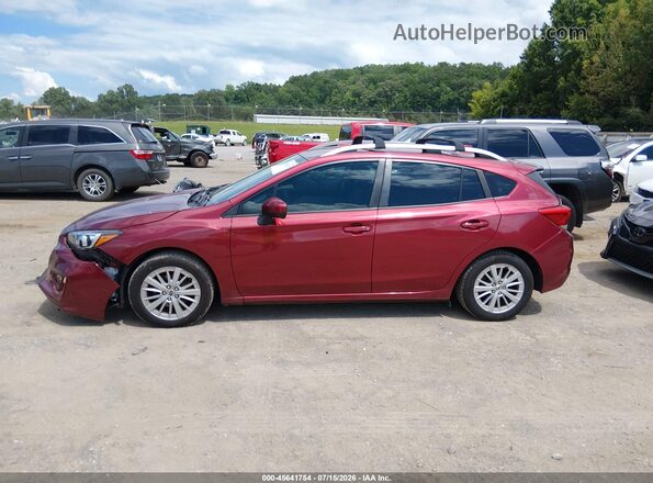 4S3GTAD60J3729951 2018 SUBARU IMPREZA Maroon სალონის 360-გრადუსიანი ხედი