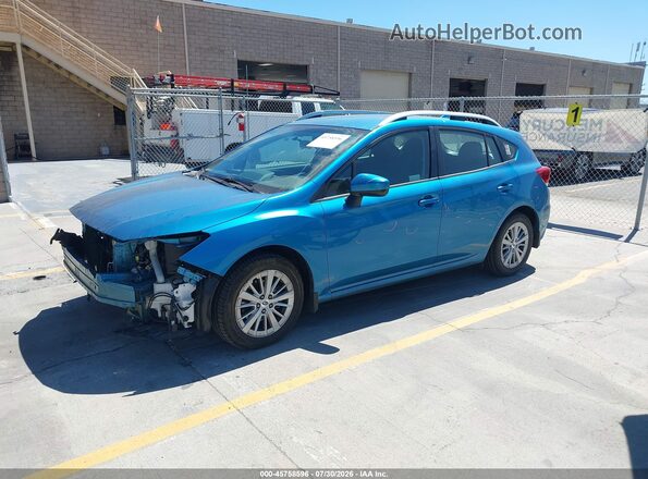 4S3GTAD61J3714620 2018 SUBARU IMPREZA Blue Front left