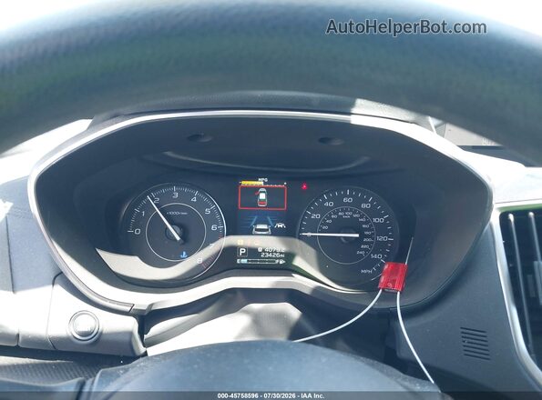 4S3GTAD61J3714620 2018 SUBARU IMPREZA Blue Rear seats view