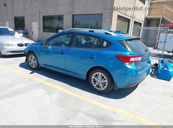 4S3GTAD61J3714620 2018 SUBARU IMPREZA Blue Rear left
