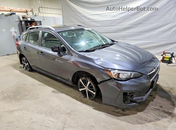4S3GTAD61K3707684 2019 SUBARU IMPREZA Gray Front right